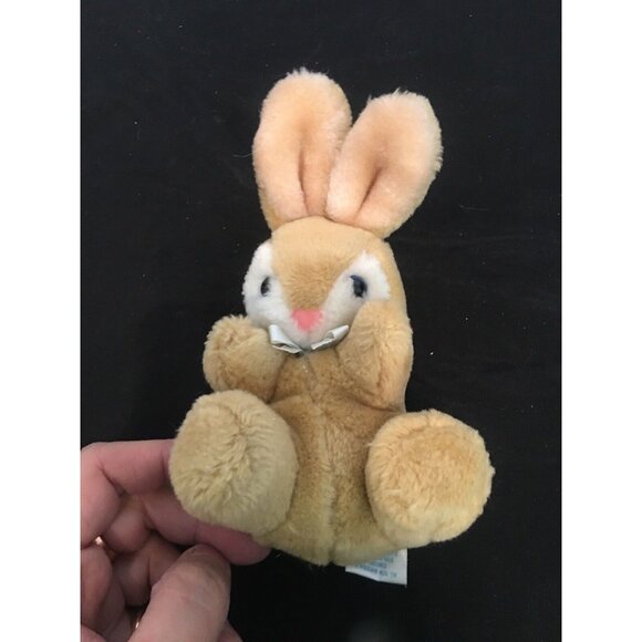 Vtg Quiltex Plush Bunny Lovey Rare w/Tush Tag VG Cond 7” Easter Rabbit - Picture 1 of 8